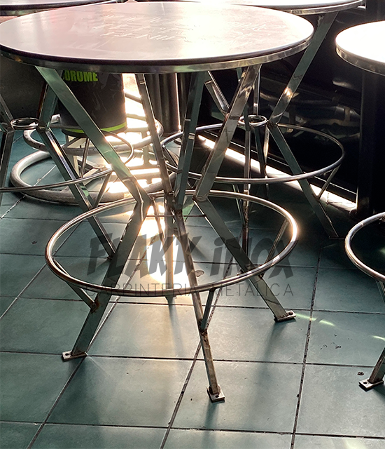 Mesas altas para terraza